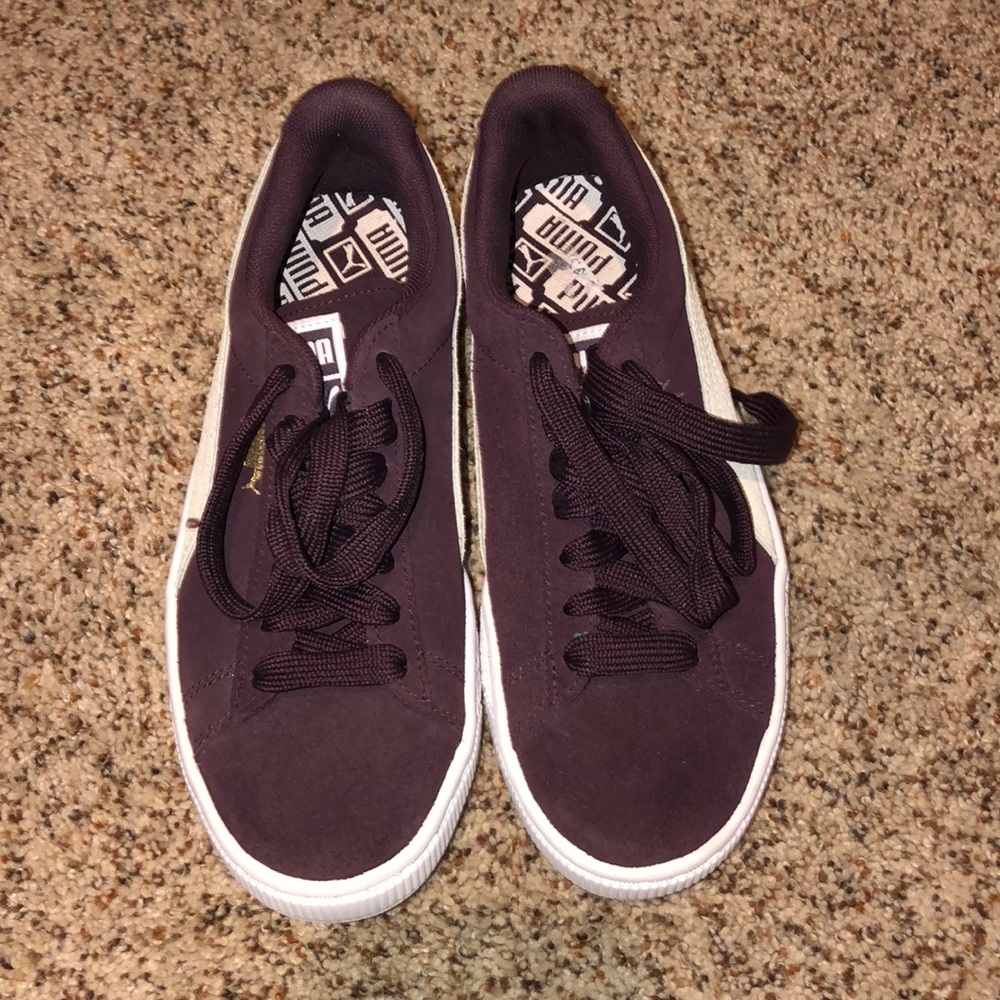 Purple Puma Suedes!